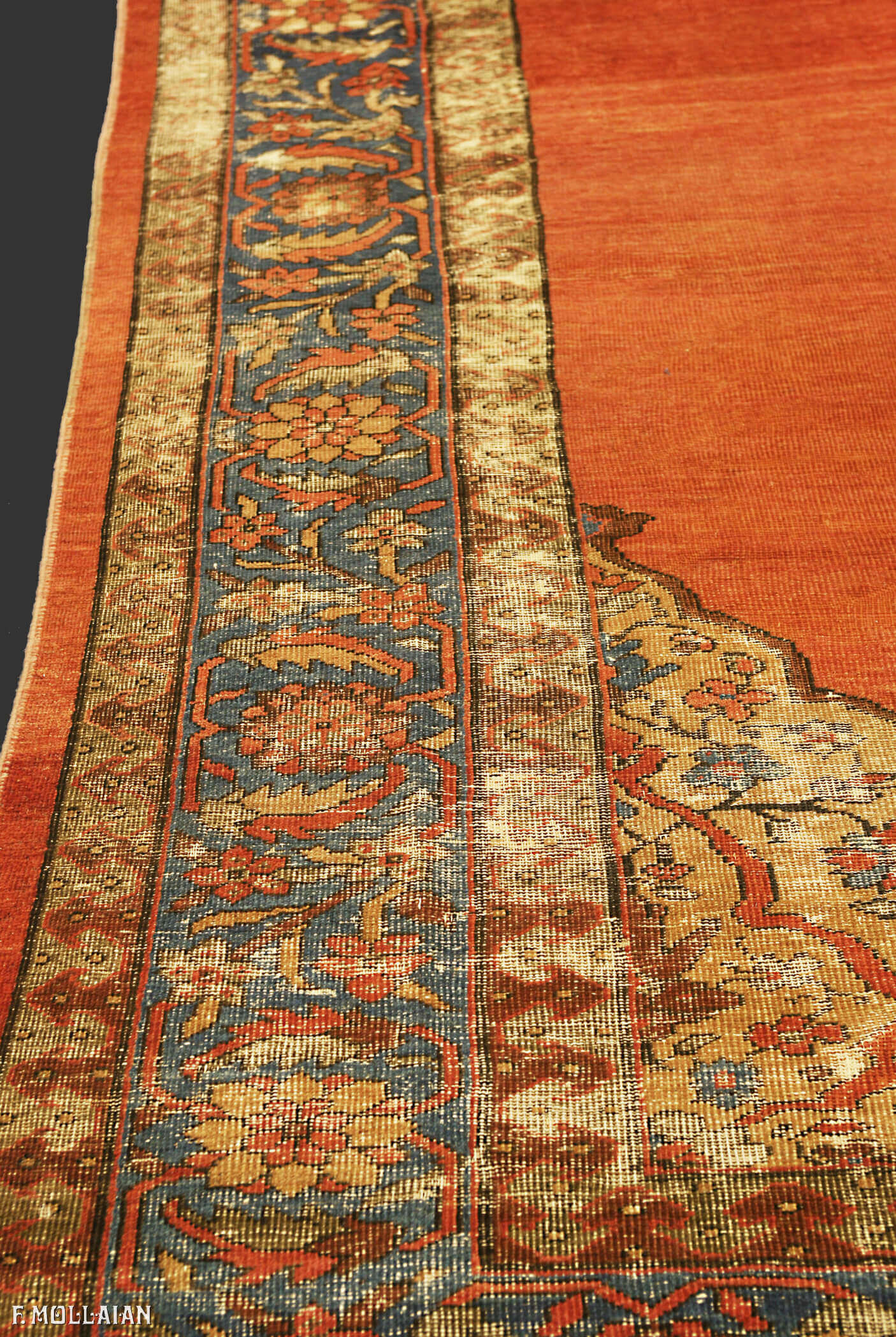 Antique Persian Bakshaish Carpet n°:55719277